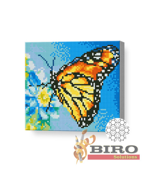 Mozaic cu diamante 20x20 cm Fluture frumos